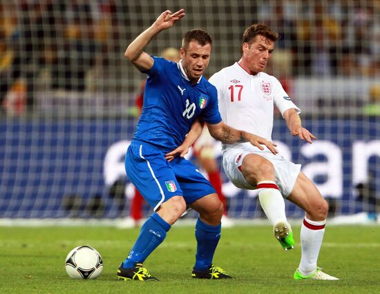 Футбол. ЕВРО - 2012. Матч сборных Англии и Италии