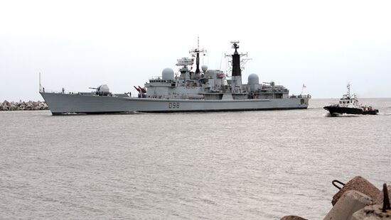 Корабли международных военно-морских учений "Фрукус - 2012"
