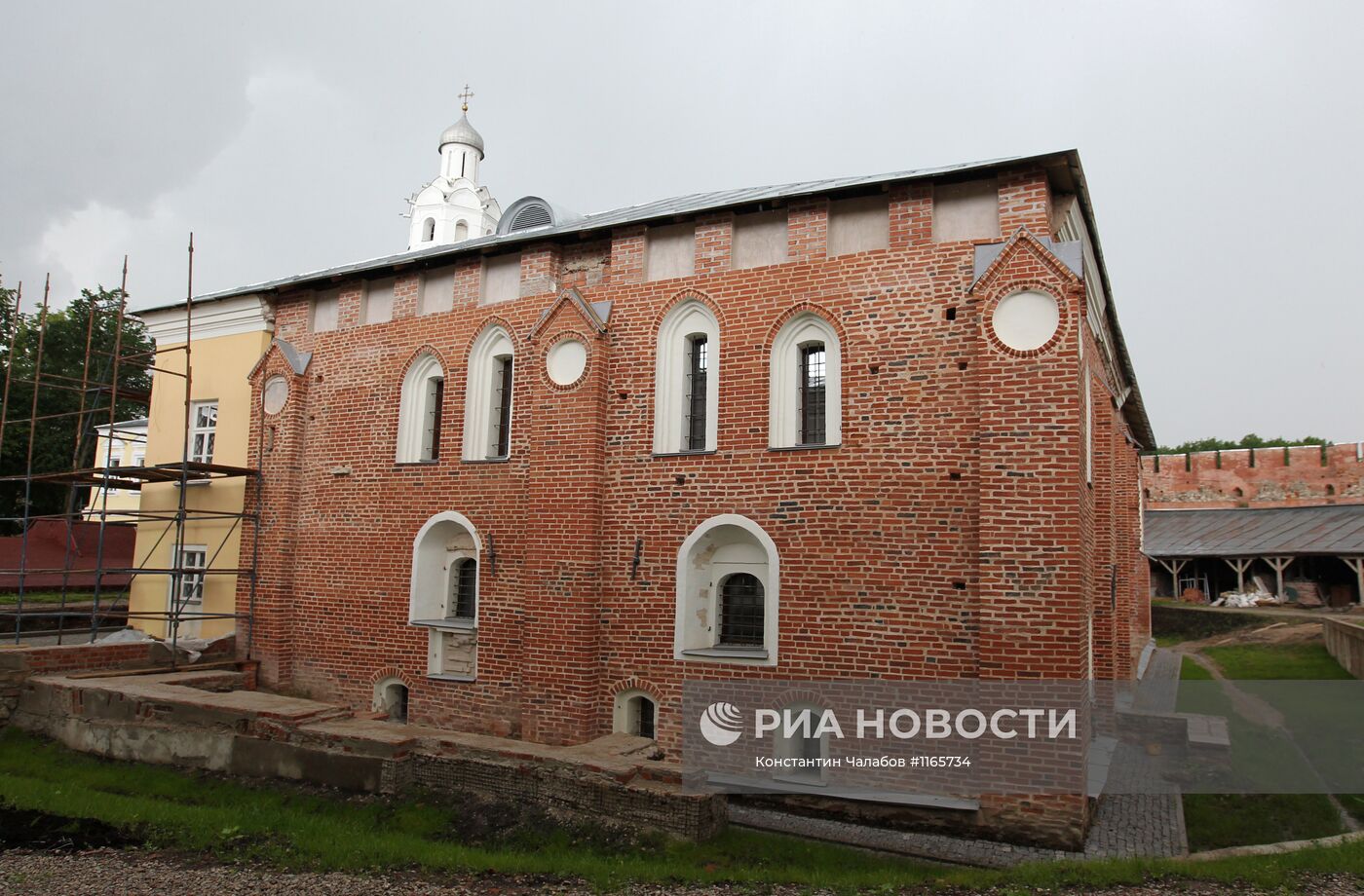 Завершение реставрации Владычной палаты Новгородского кремля