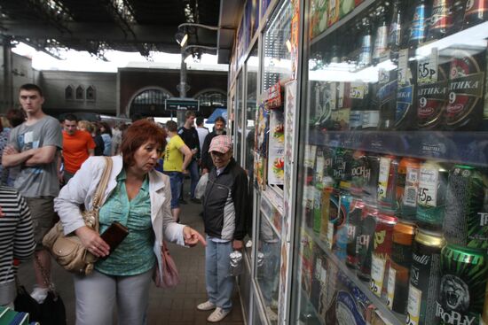 Продажа слабоалкогольных напитков в Москве