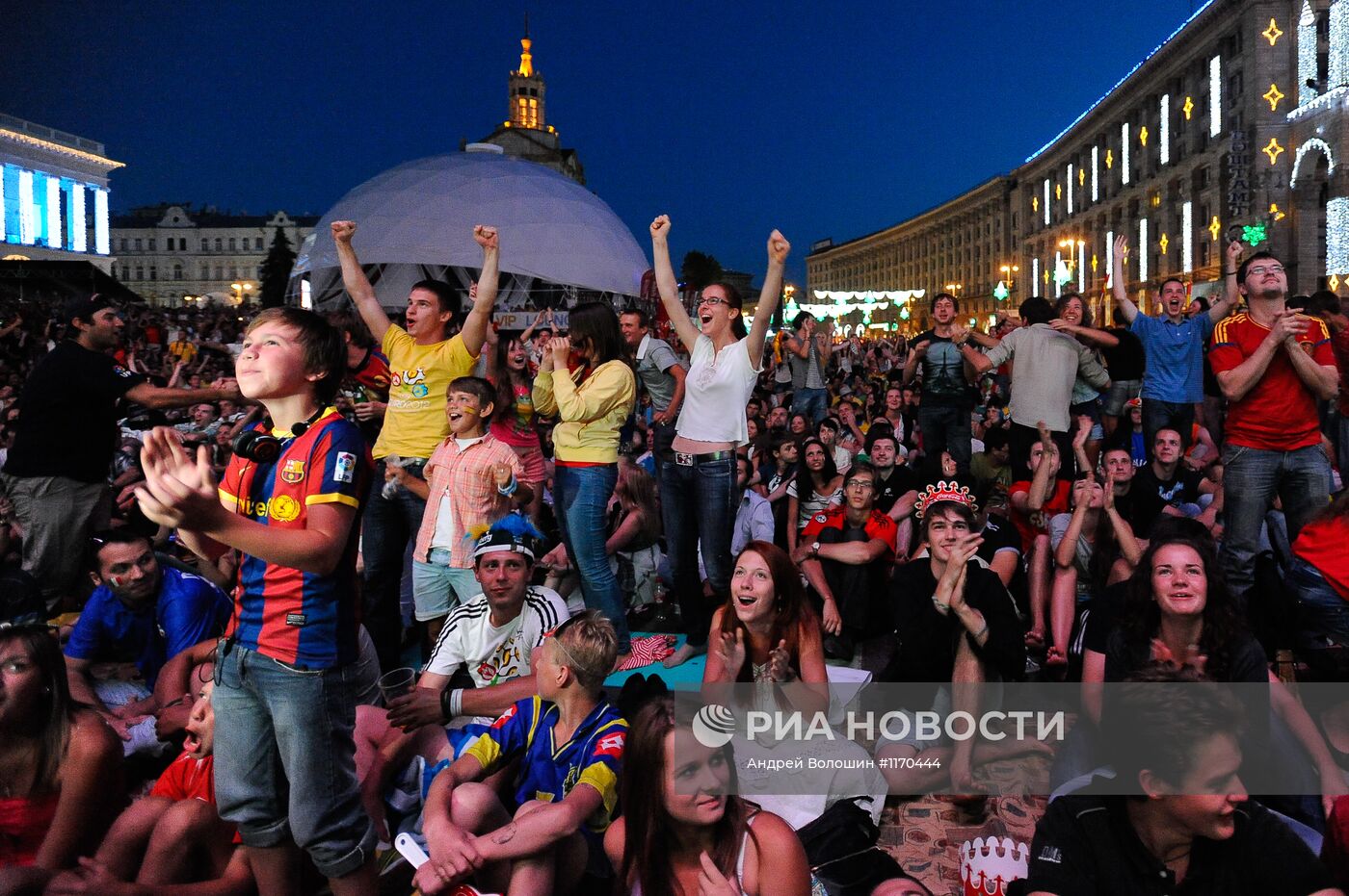 Трансляция финального матча ЕВРО - 2012