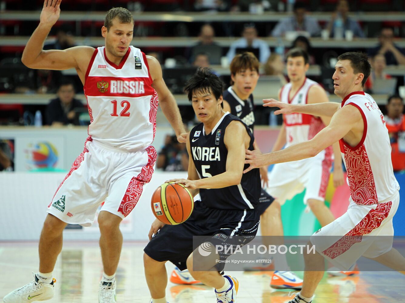 Баскетбол. Квалификация ОИ - 2012.Матч сборных России и Ю. Кореи