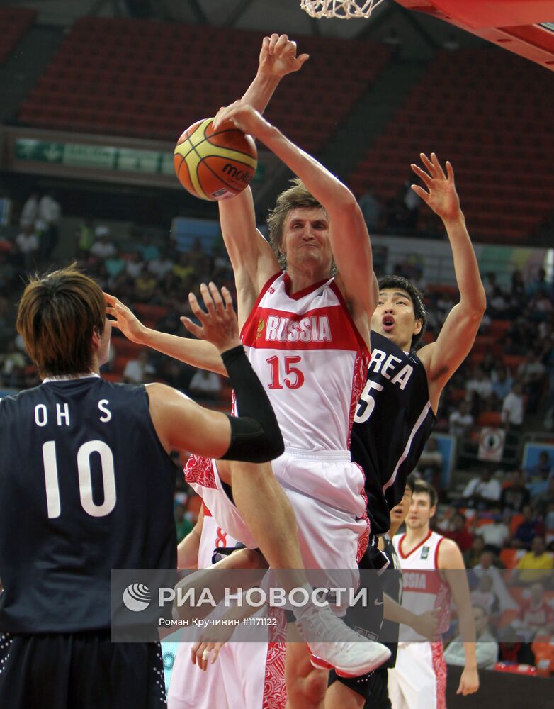 Баскетбол. Квалификация ОИ - 2012.Матч сборных России и Ю. Кореи