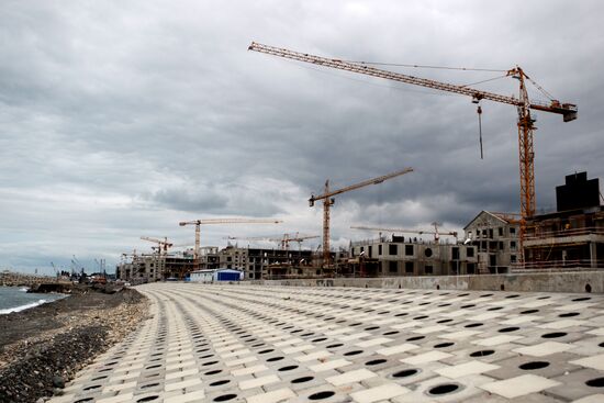 Завершение строительства грузового порта в Сочи