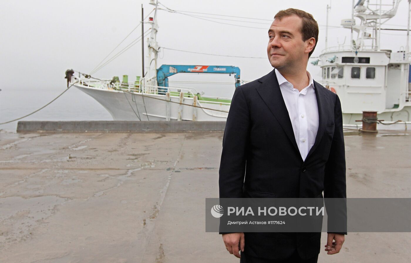 Рабочая поездка Д.Медведева на Курильские острова