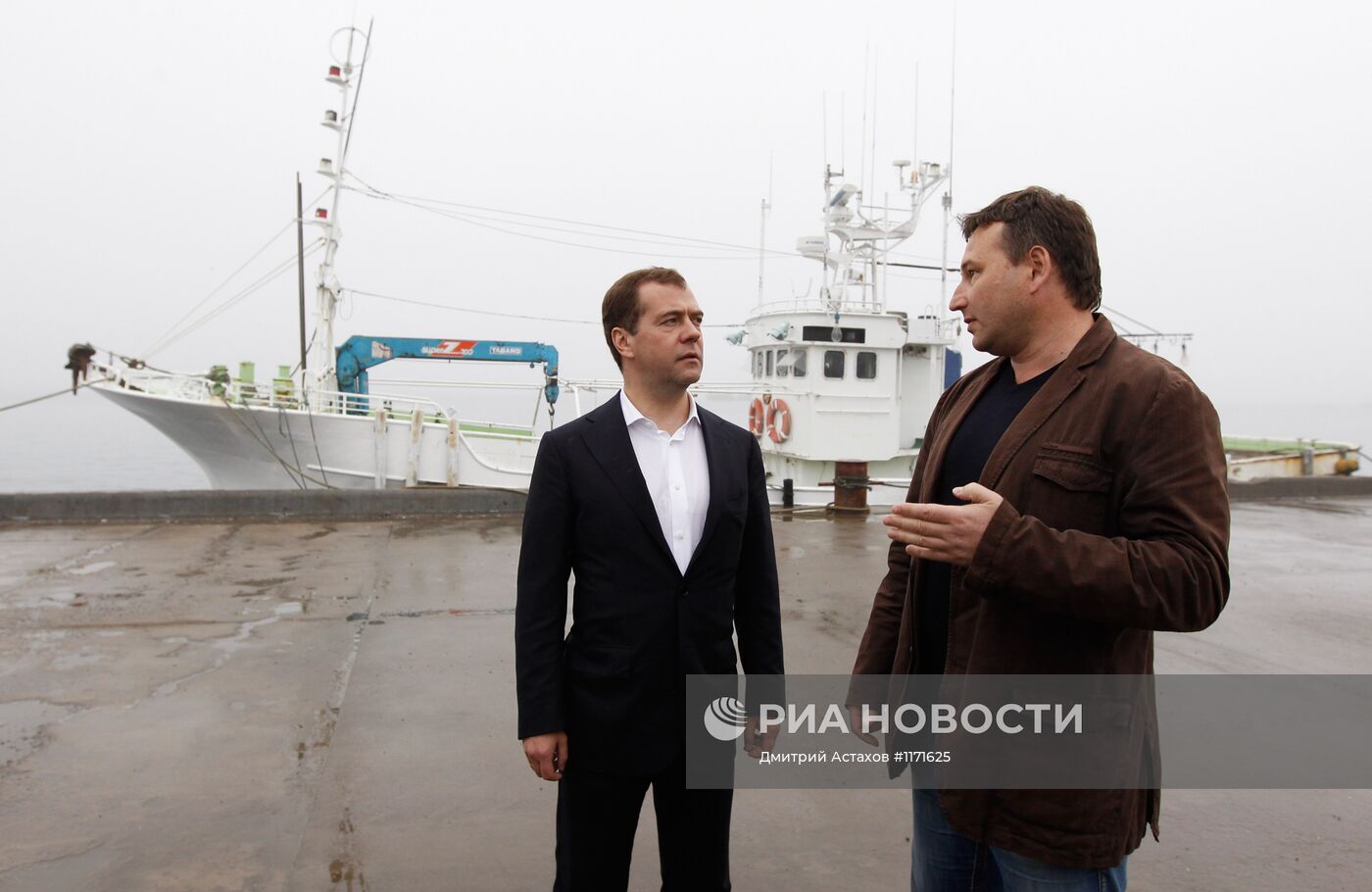 Рабочая поездка Д.Медведева на Курильские острова