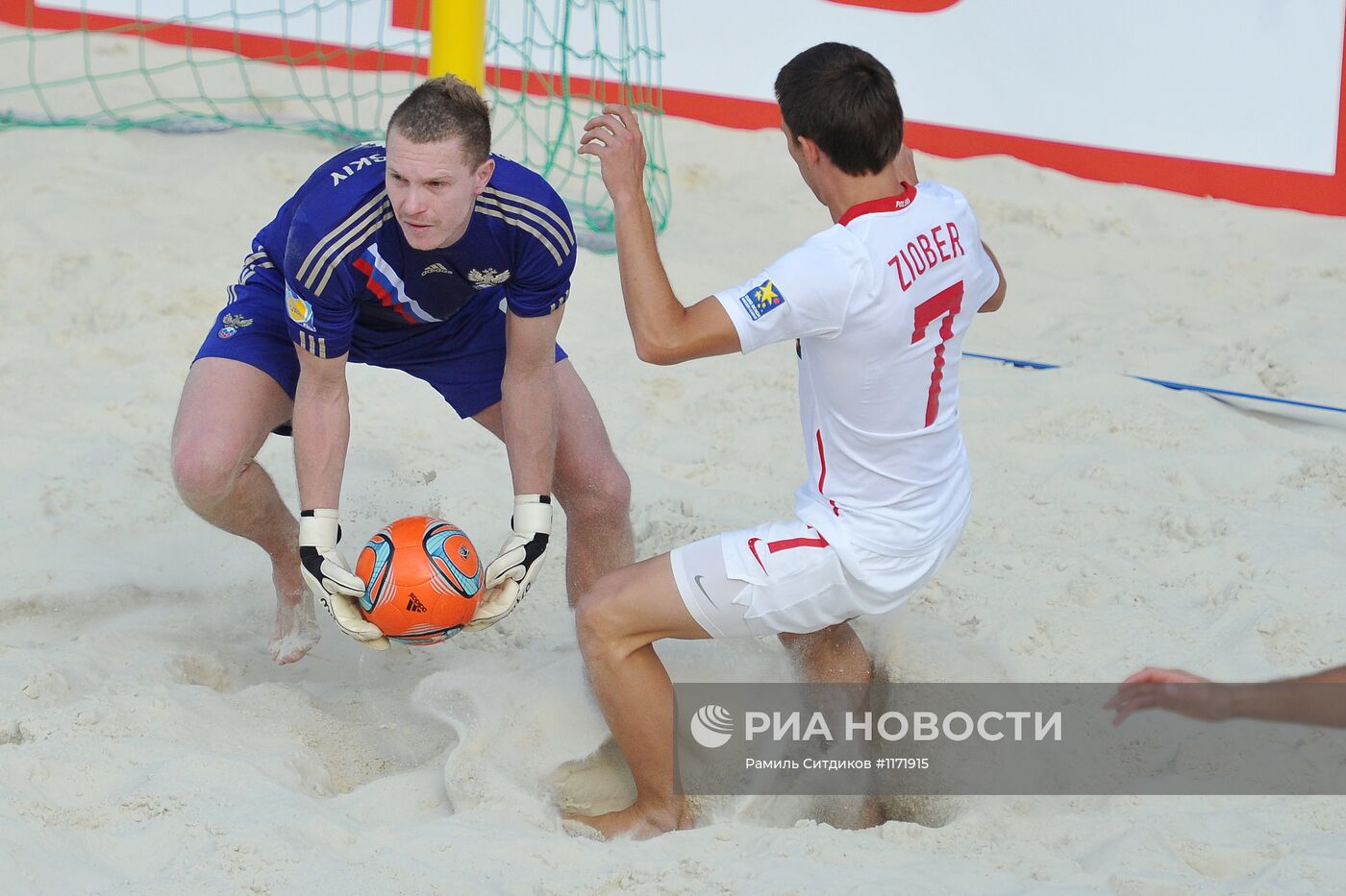 Пляжный футбол. Квалификационный раунд ЧМ-2013. Россия - Польша