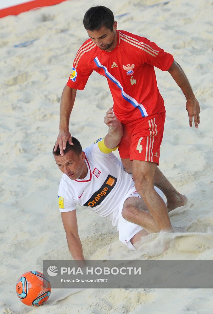 Пляжный футбол. Квалификационный раунд ЧМ-2013. Россия - Польша