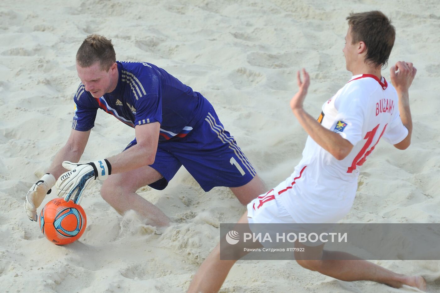 Пляжный футбол. Квалификационный раунд ЧМ-2013. Россия - Польша