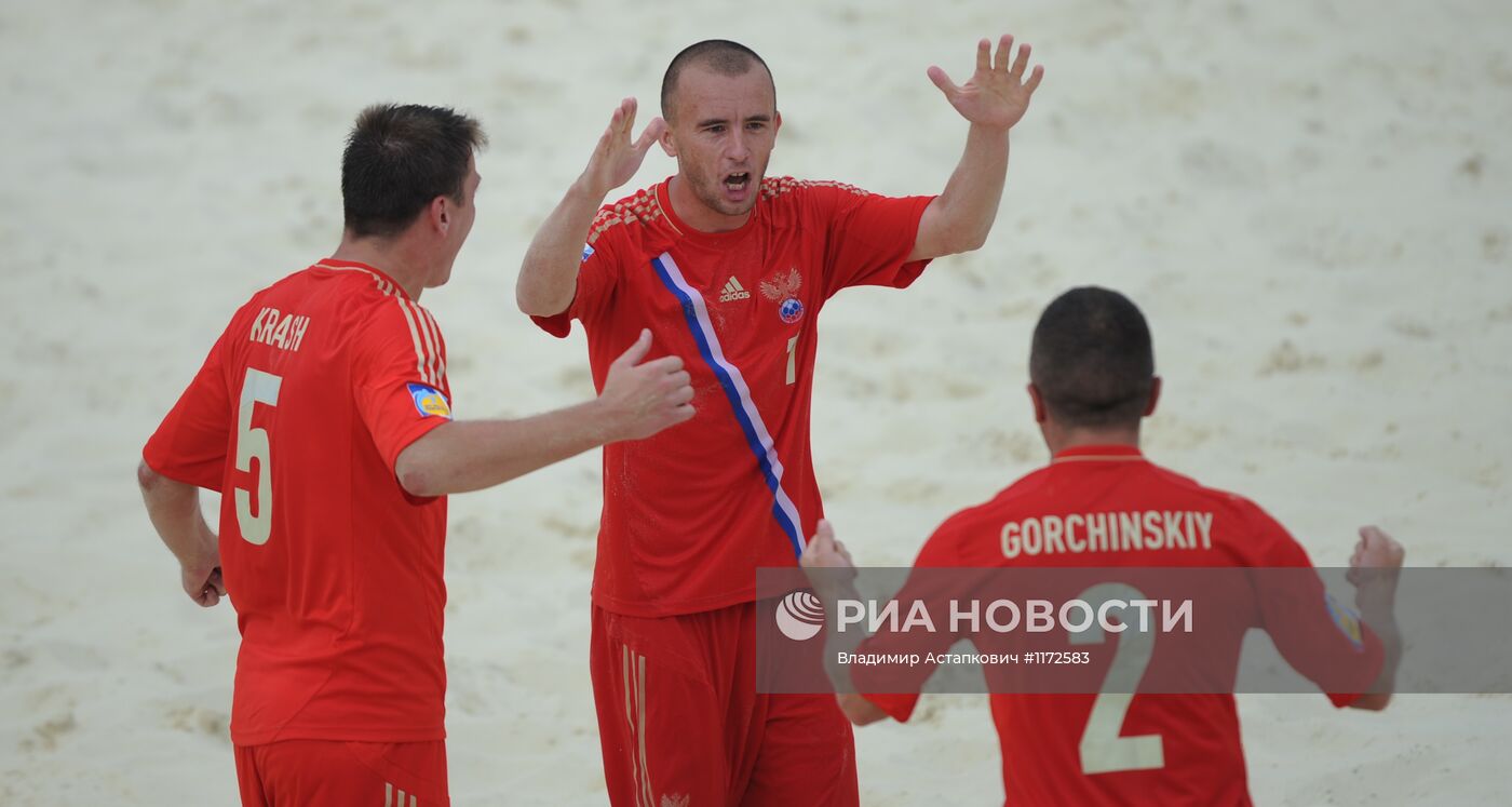 Пляжный футбол. Квалификационный раунд КМ-2013. Россия-Швейцария