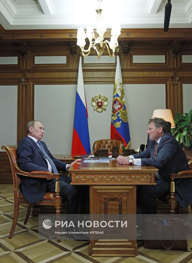 В.Путин встретился с Б.Титовым