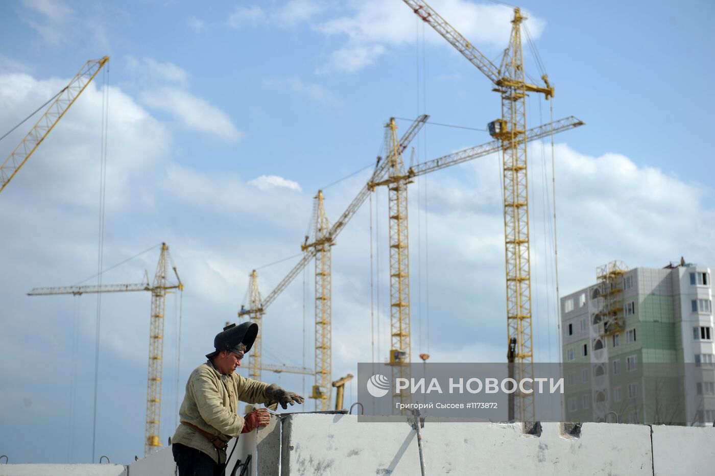 Строительство жилого комплекса в Химках