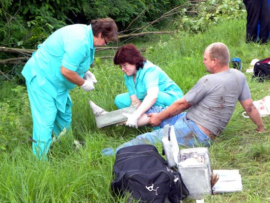 Автобус с россиянами попал в ДТП в Черниговской области