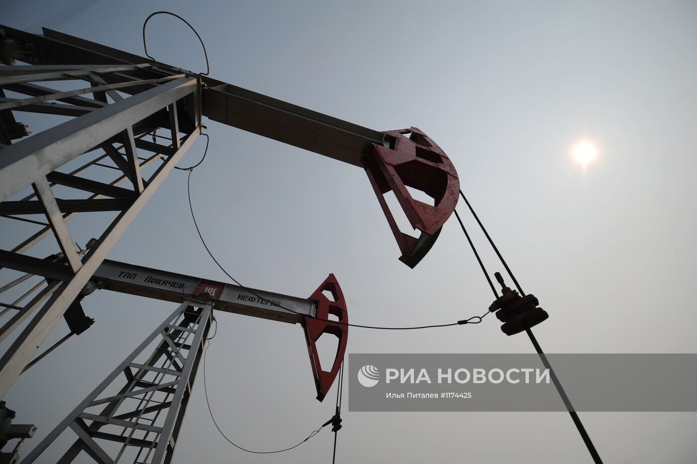 Добыча нефти в городах Ханты-Мансийского автономного округа