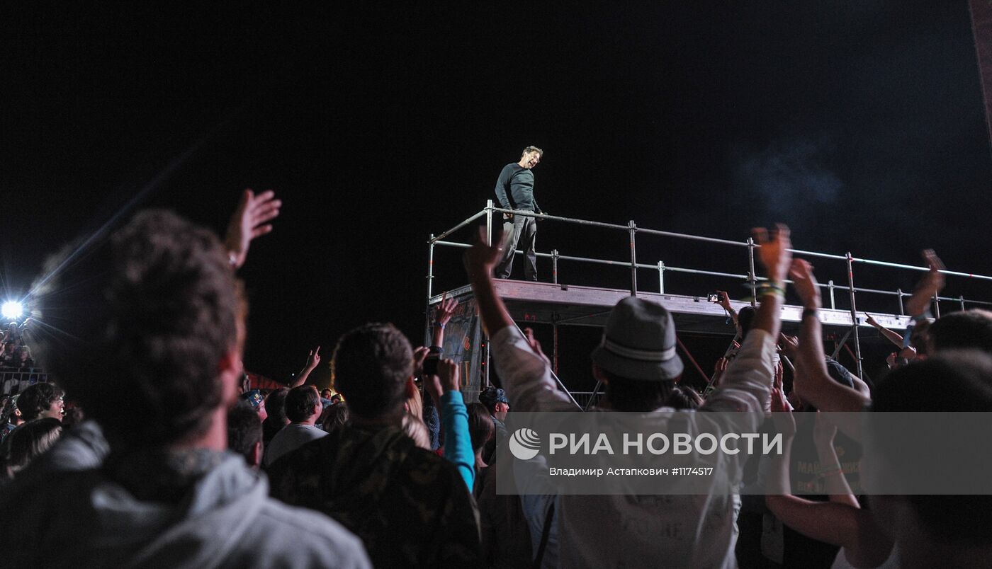 Музыкальный фестиваль "Нашествие". День первый