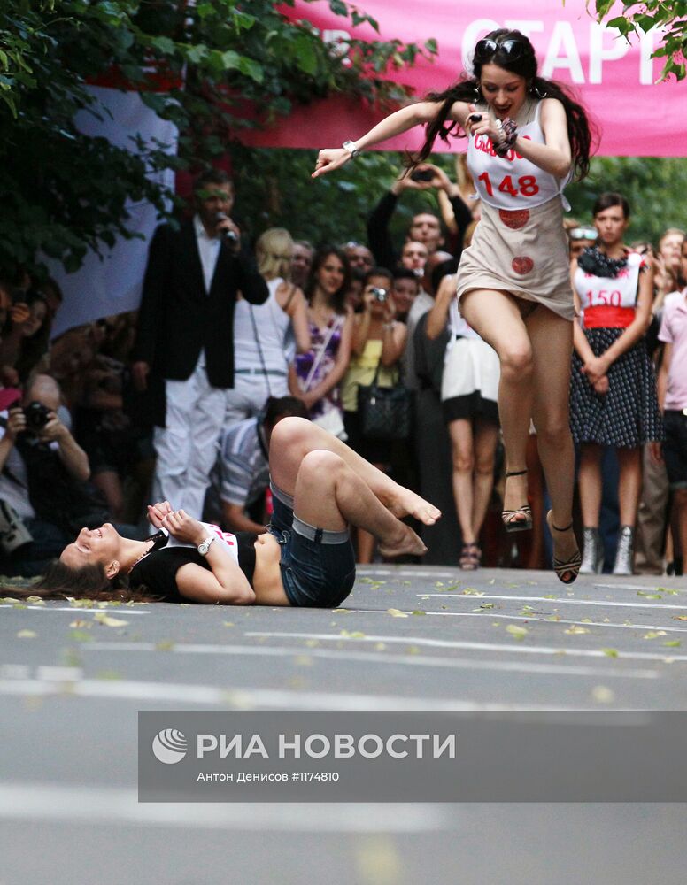 "Забег на шпильках 2012" в Москве