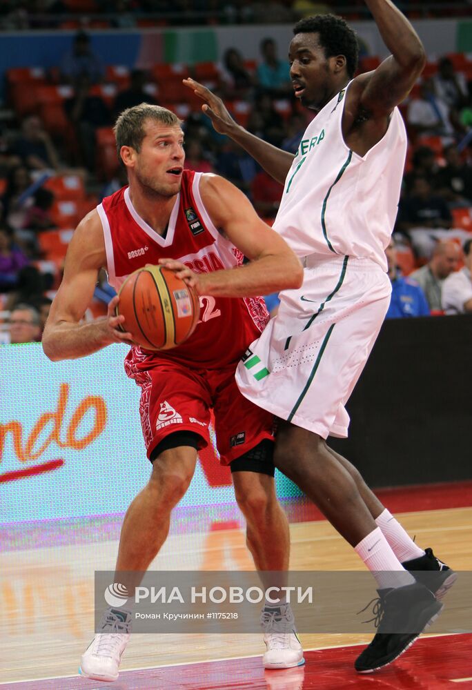 Баскетбол. Квалификация ОИ - 2012. Матч Россия - Нигерия