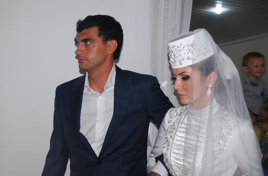 Свадьба футболиста Алана Дзагоева во Владикавказе