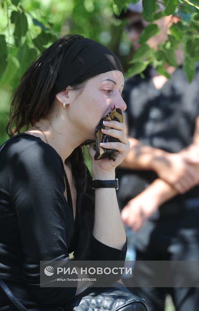 Похороны погибших от наводнения в Краснодарском крае