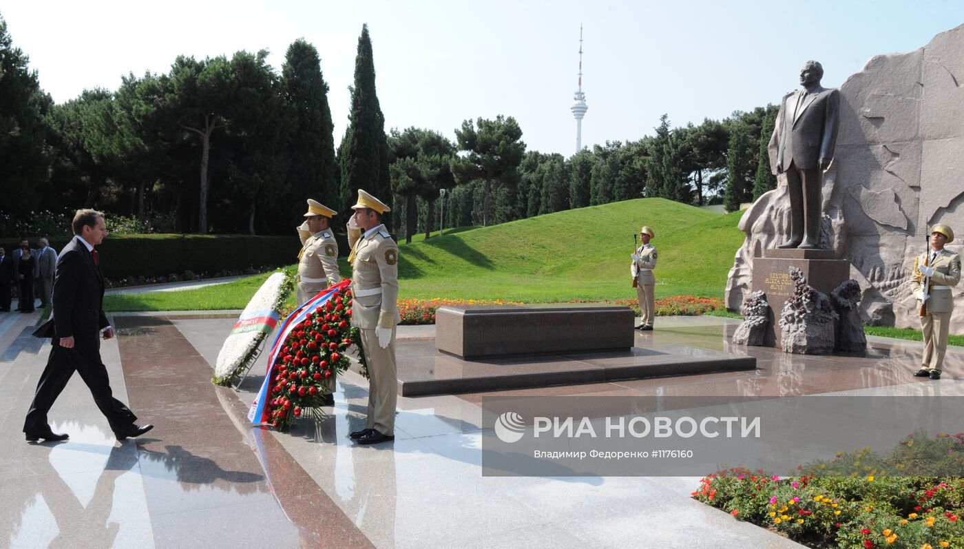 Визит председателя Госдумы РФ С. Нарышкина в Баку