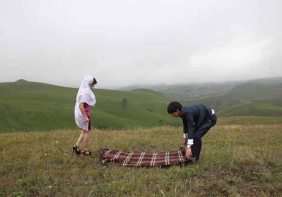 Свадебный обряд в дагестанском поселке Кубачи