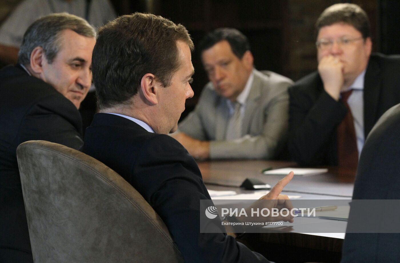 Встреча Д. Медведева с руководством партии "Единая Россия"