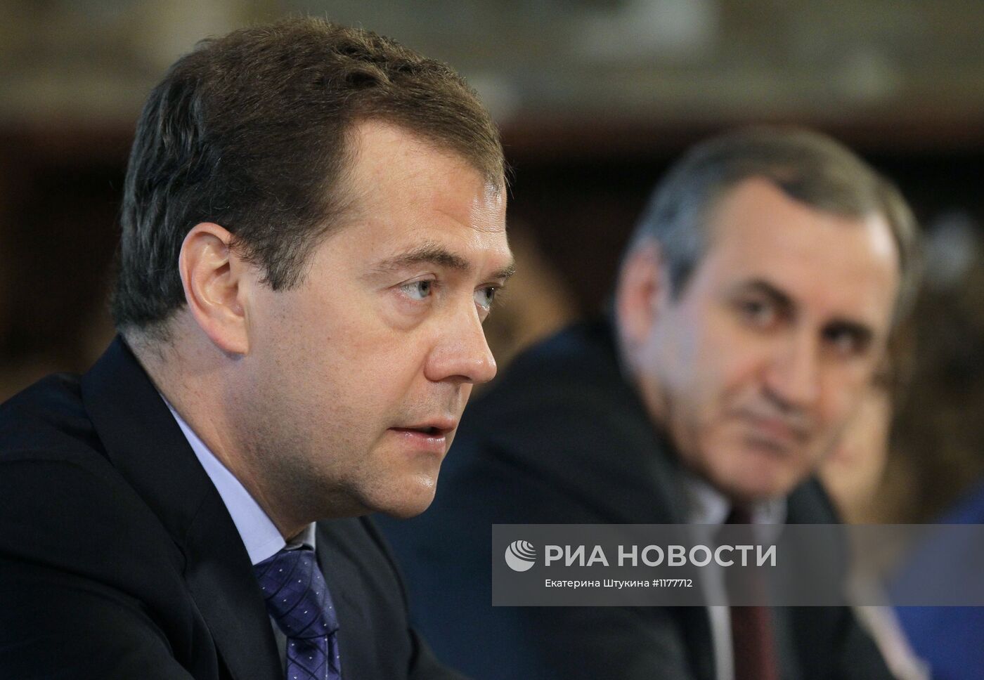 Встреча Д. Медведева с руководством партии "Единая Россия"