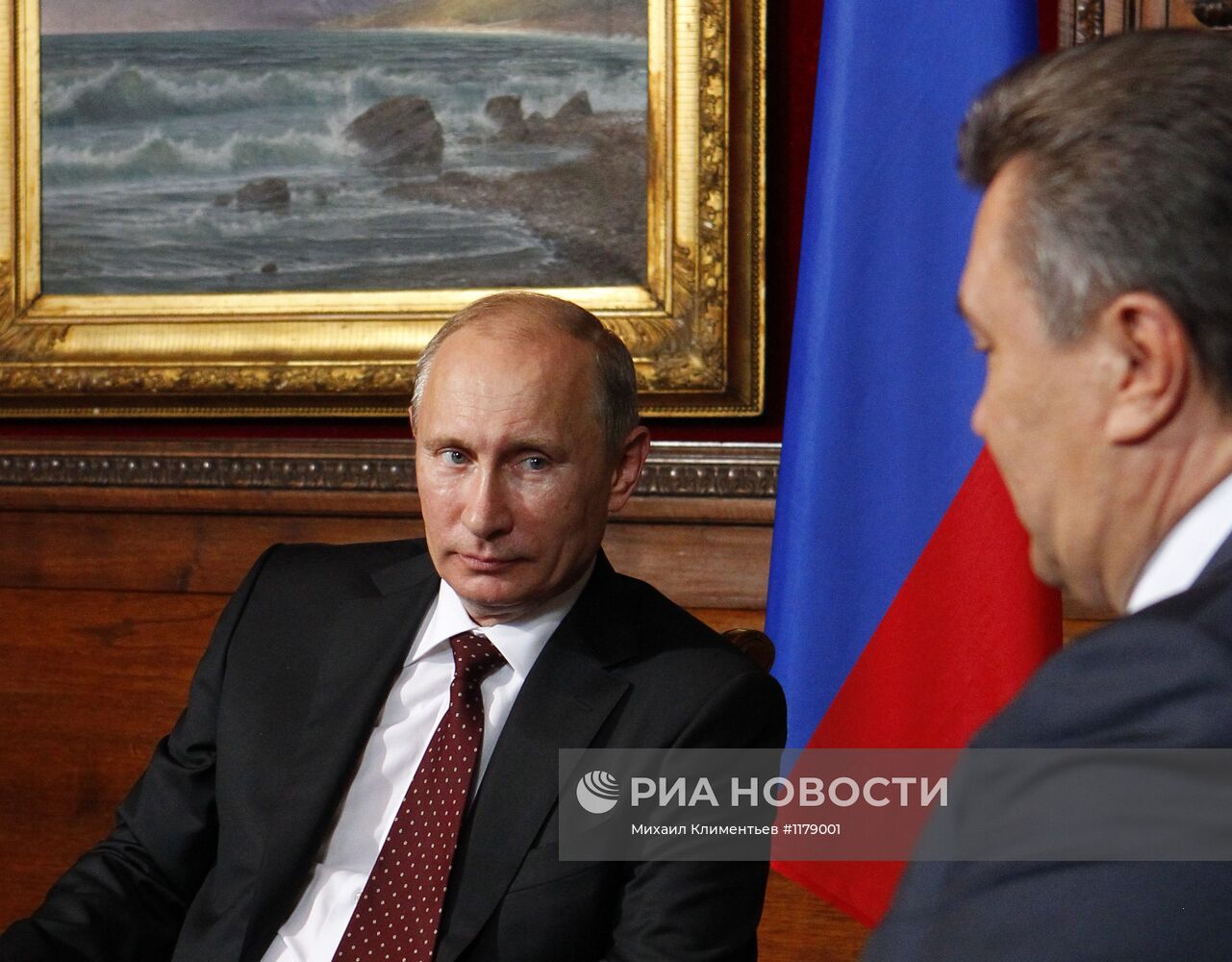 Рабочий визит президента РФ В.Путина на Украину