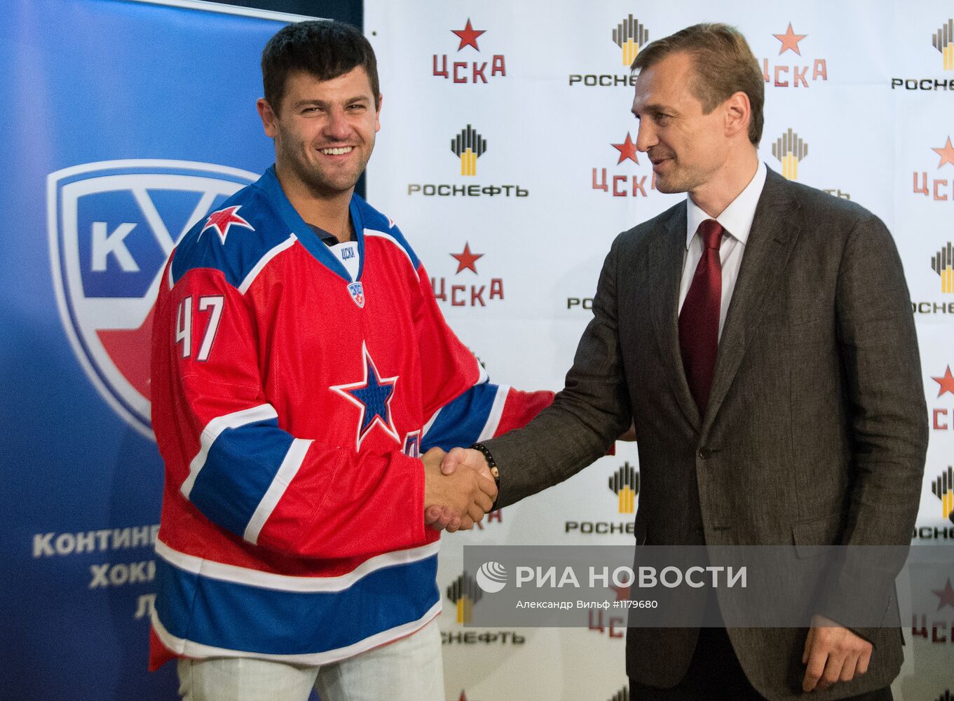 Хоккей. Презентация новых игроков ХК ЦСКА