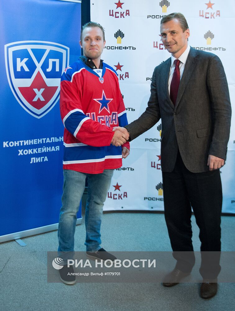 Хоккей. Презентация новых игроков ХК ЦСКА