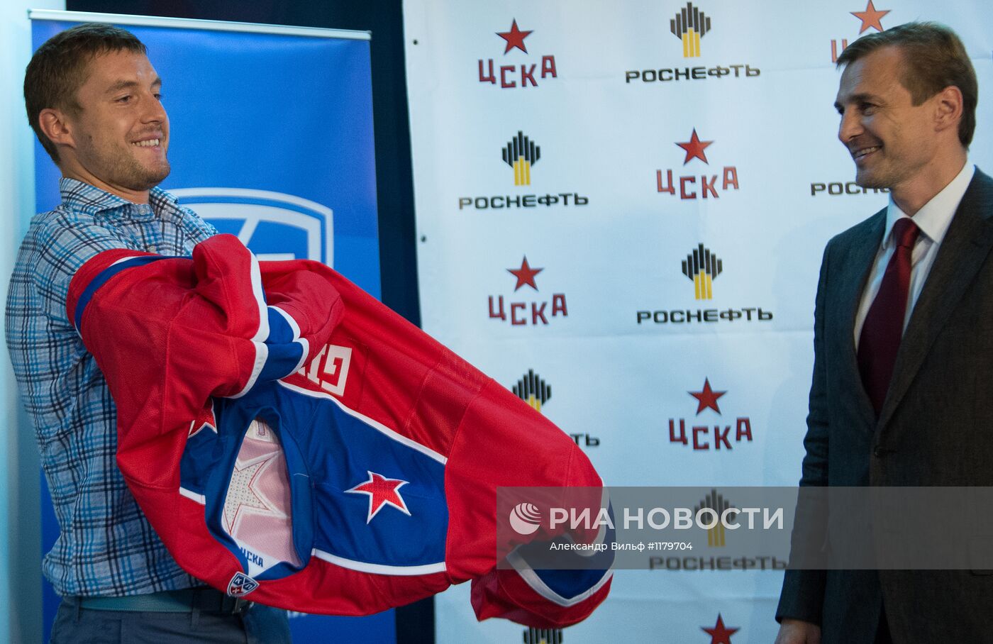 Хоккей. Презентация новых игроков ХК ЦСКА