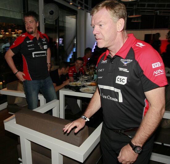 Pre-party Marussia F1 Team