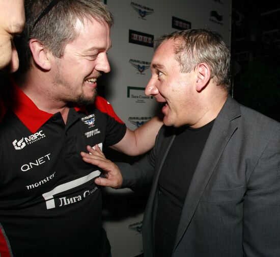 Pre-party Marussia F1 Team