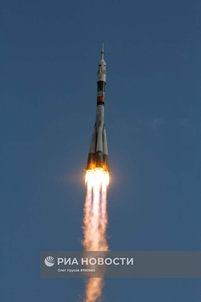 Запуск транспортного пилотируемого корабля "Союз ТМА-05М"