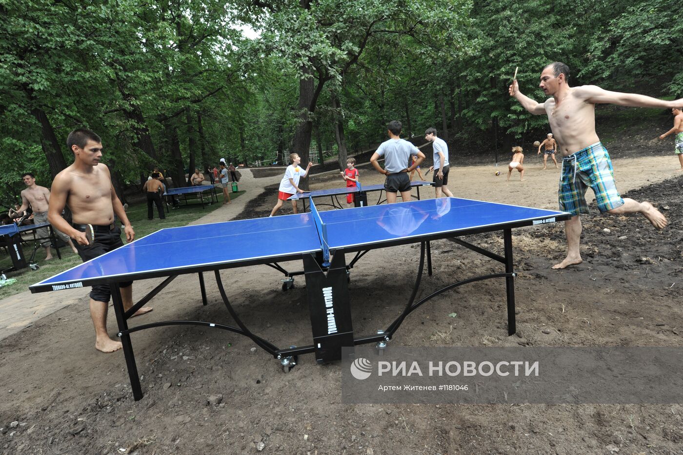 Отдых горожан в парках Москвы