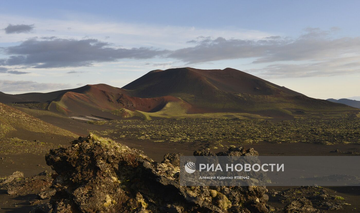 Работа вулканологов в районе БТТИ на Камчатке