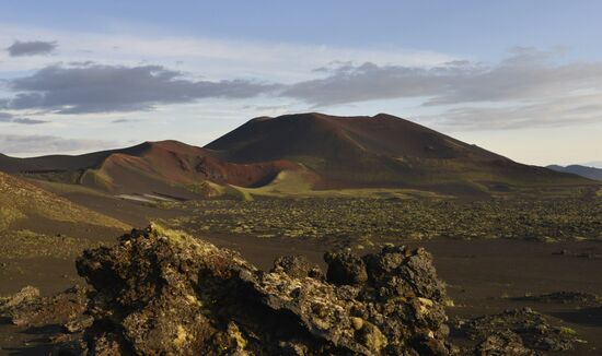 Работа вулканологов в районе БТТИ на Камчатке