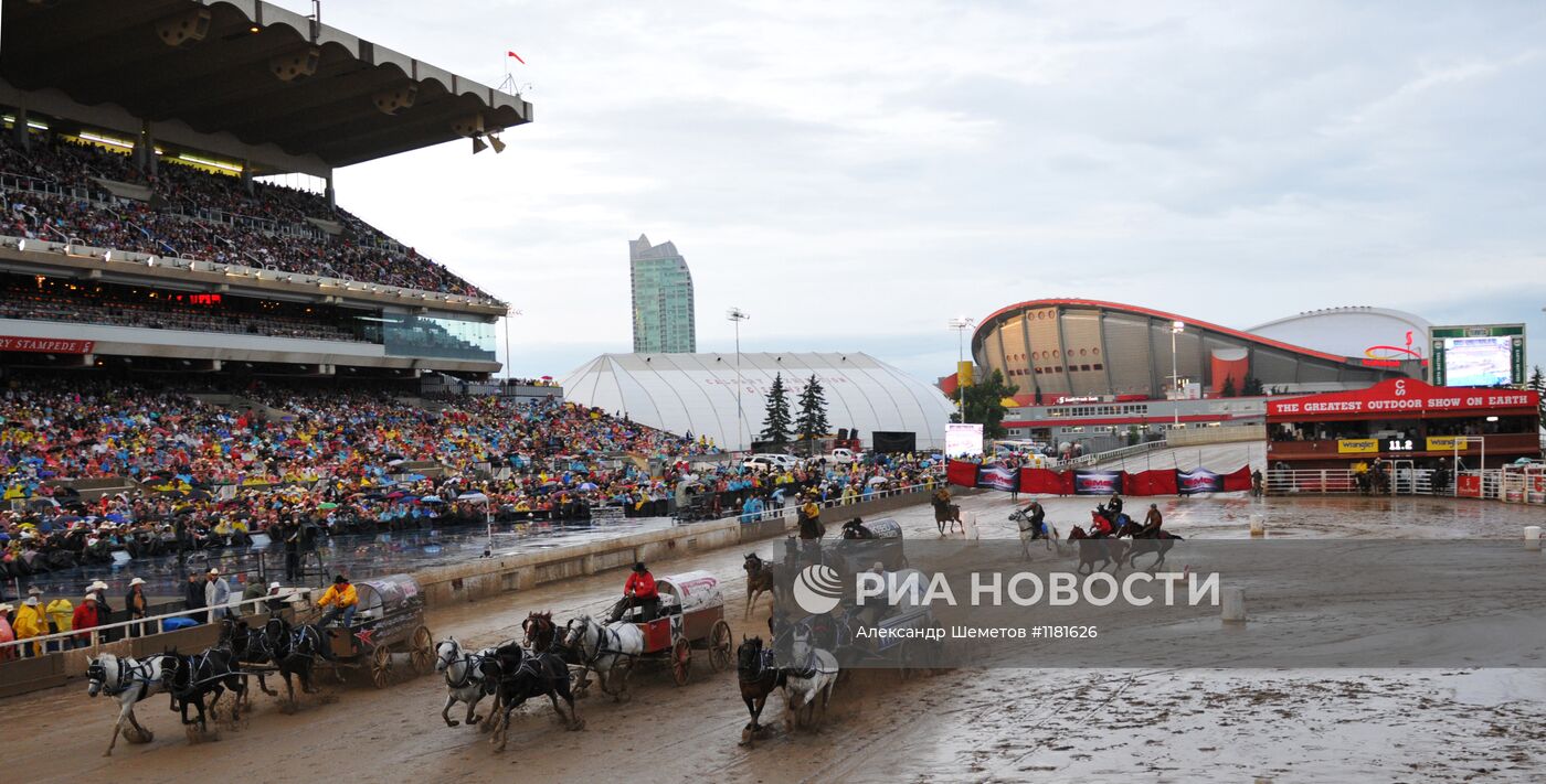 Ковбойский фестиваль The Calgary Stampede в Канаде