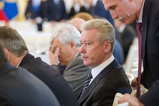 С.Собянин на заседании Государственного совета РФ в Кремле