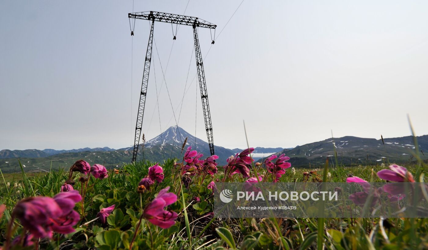 Мутновская геотермальная энергостанция в Камчатском крае