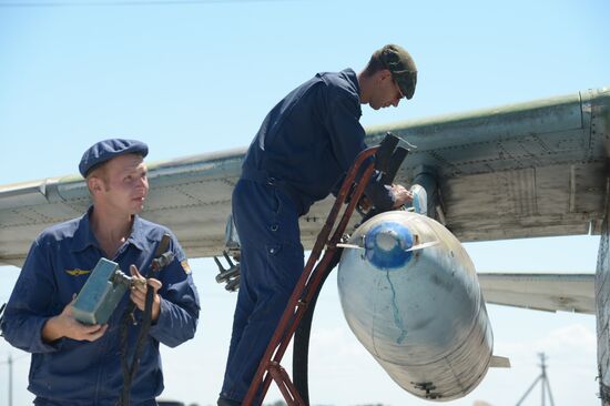 Военный аэродром "Приморско-Ахтарск" в Краснодарском крае