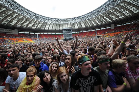 Концерт Red Hot Chili Peppers в Москве