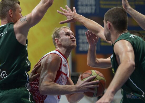 Баскетбол. Товарищеский матч сборных России и Литвы