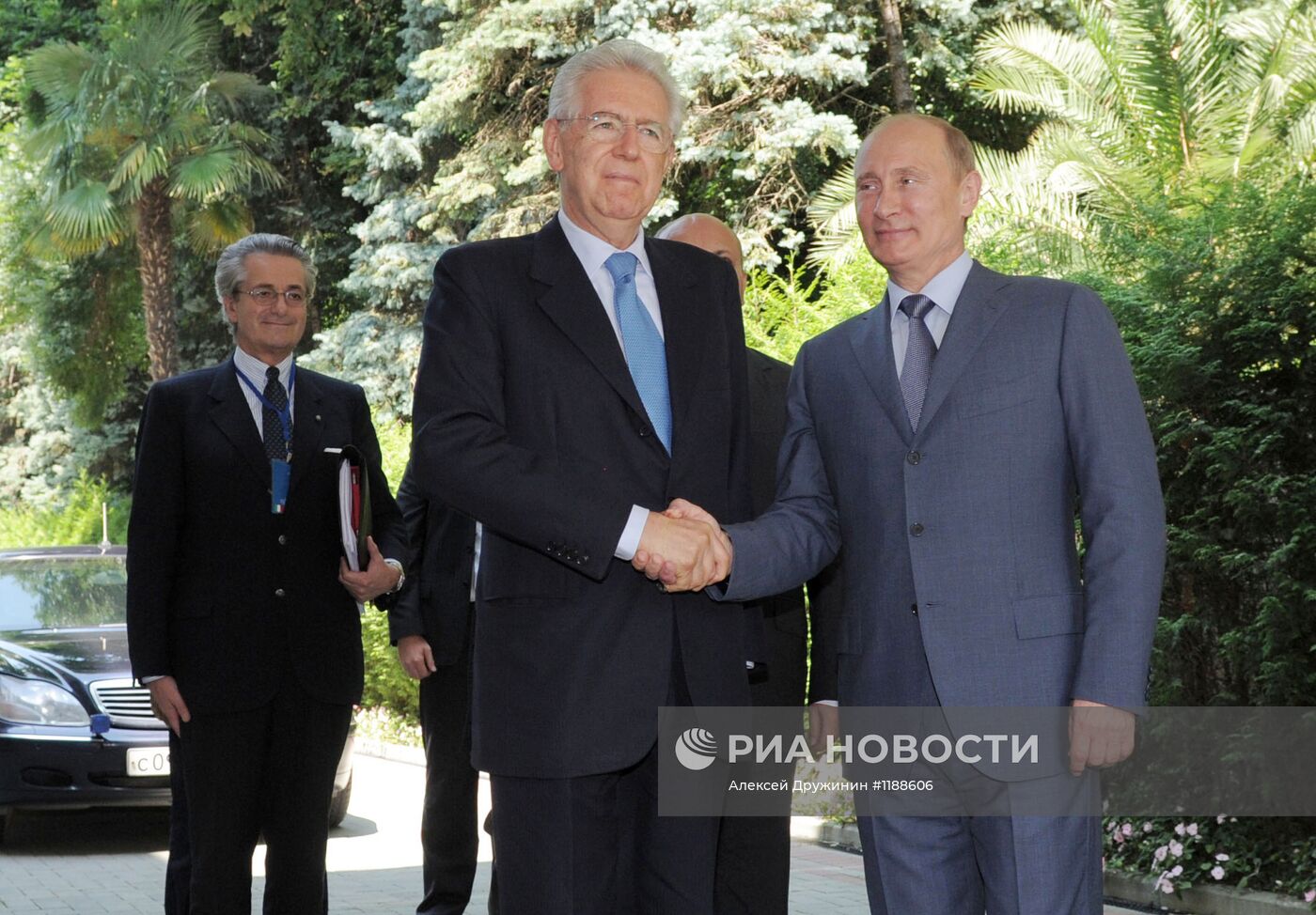 Встреча В.Путина и М.Монти в Сочи