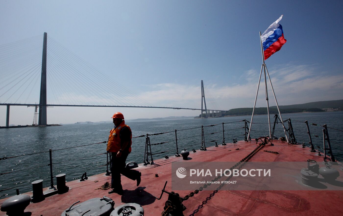 Репетиция военно-морского парада во Владивостоке