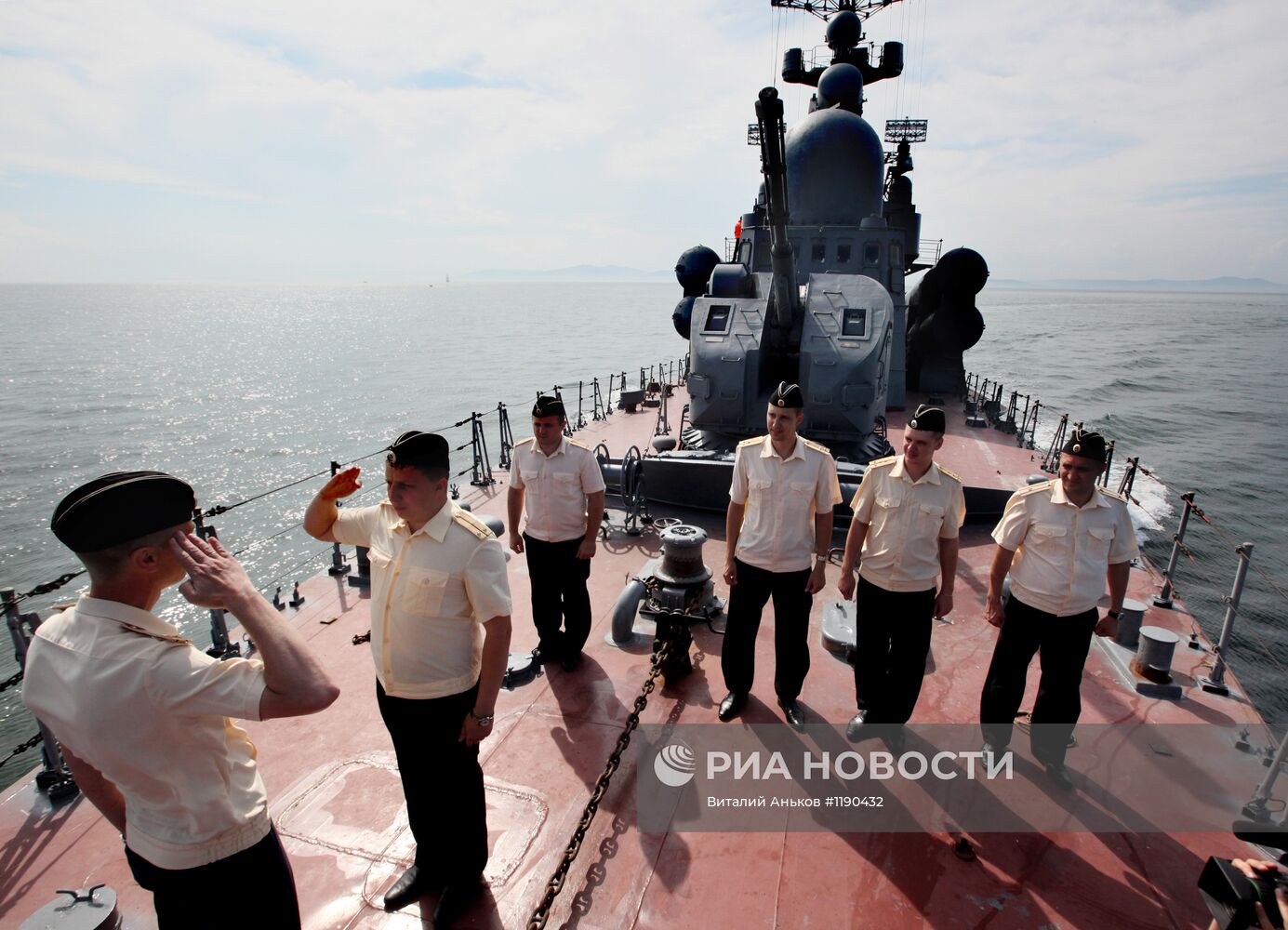 Репетиция военно-морского парада во Владивостоке