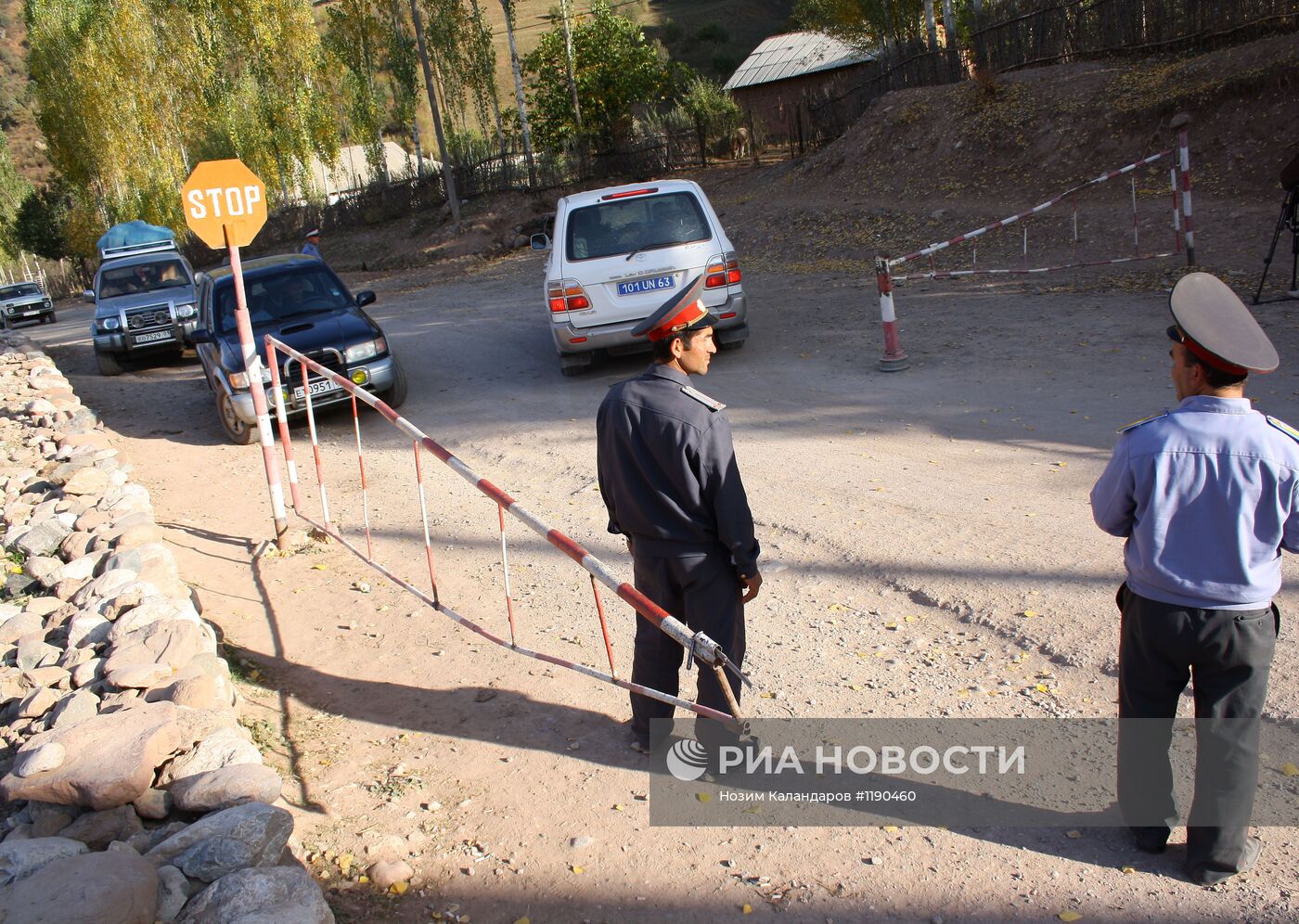 Пост при въезде в Горно-Бадахшанскую автономную область