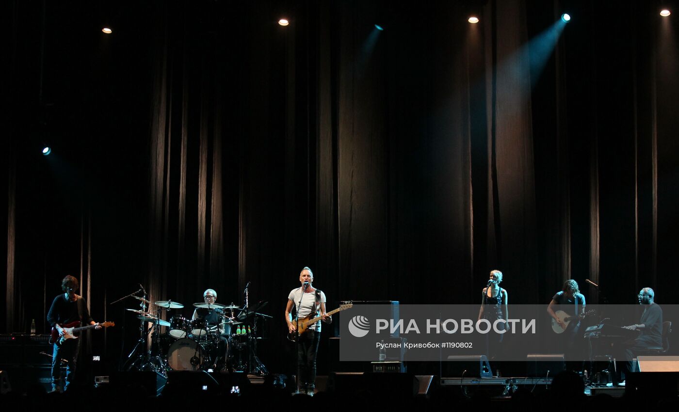 Концерт Стинга в Москве