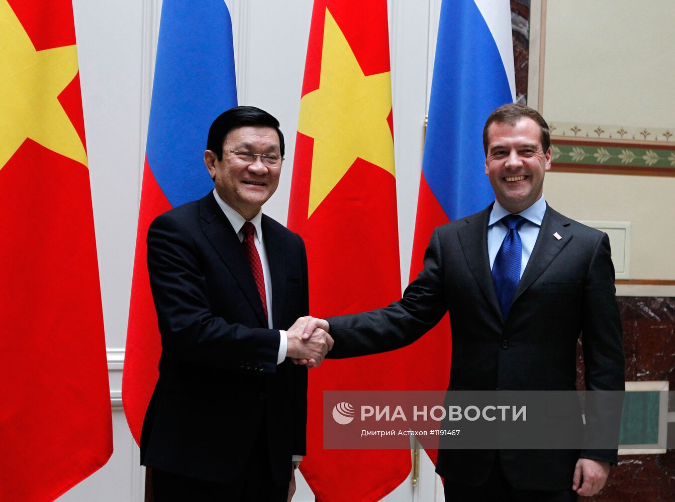 Встреча Дмитрия Медведева с Чыонг Тан Шангом