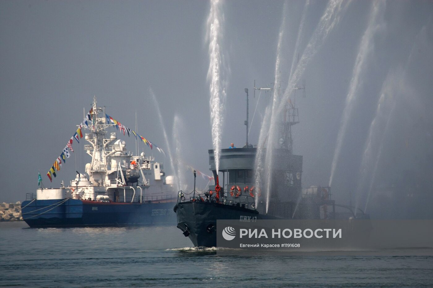Репетиция военно-морского парада к Дню ВМФ в Балтийске